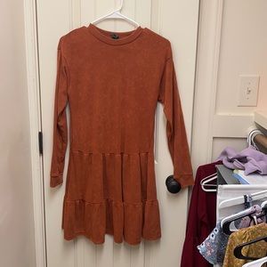 Long sleeve sweater dress